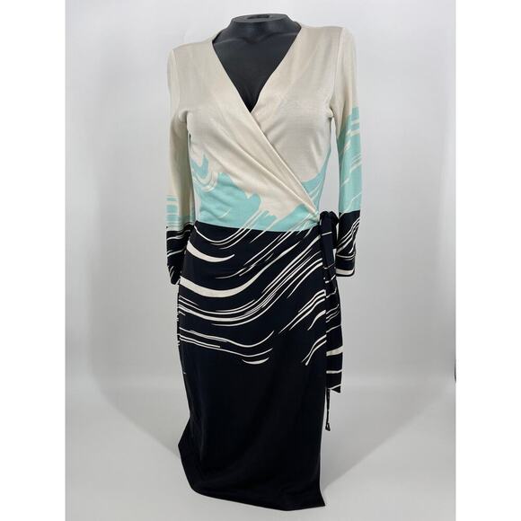 Dianne Von Furstenberg multicolored Womens Wrap Dress (B18#1) - Picture 1 of 11